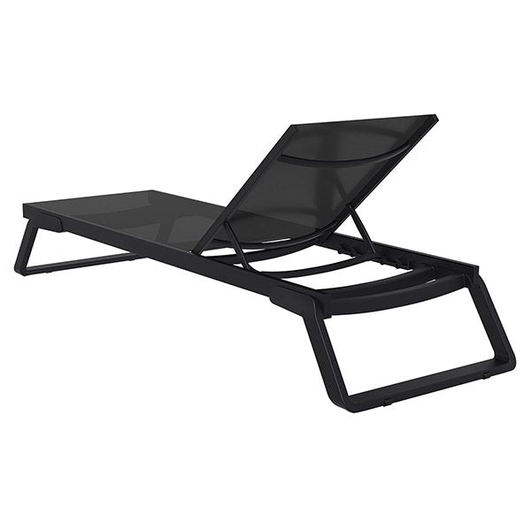 Siesta Tropic Commercial Grade Sun Lounger - Black