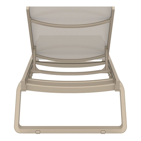 Siesta Tropic Commercial Grade Sun Lounger - Taupe