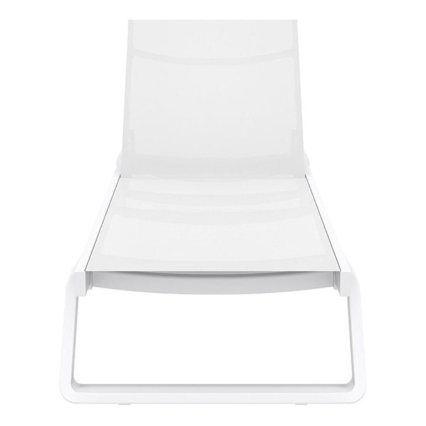 Siesta Tropic Commercial Grade Sun Lounger - White