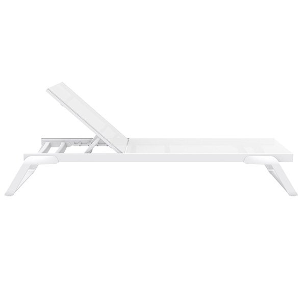 Siesta Tropic Commercial Grade Sun Lounger - White