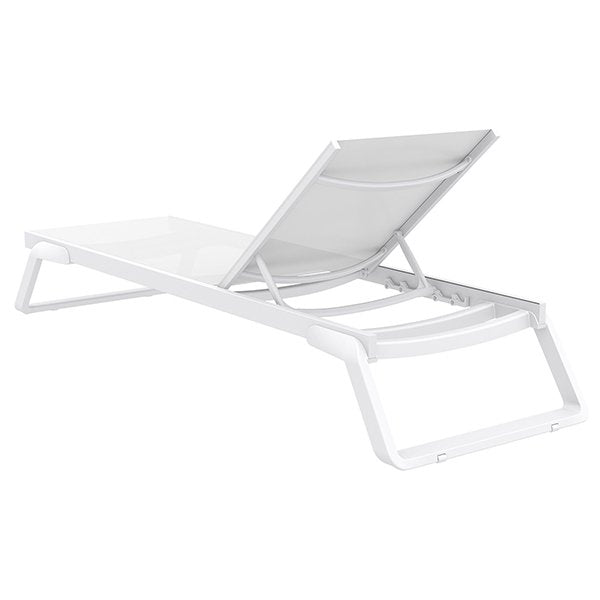 Siesta Tropic Commercial Grade Sun Lounger - White