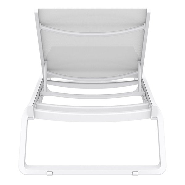 Siesta Tropic Commercial Grade Sun Lounger - White