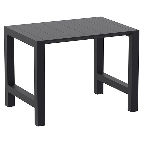 Siesta Vegas Commercial Grade Outdoor Extendible Bar Table 100-140cm - Black