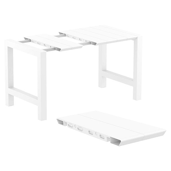 Siesta Vegas Commercial Grade Outdoor Extendible Bar Table 100-140cm - White