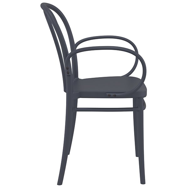 Siesta Victor Indoor Outdoor Dining Armchair - Anthracite