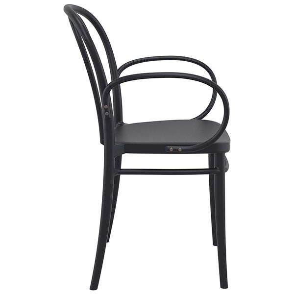 Siesta Victor Indoor Outdoor Dining Armchair - Black