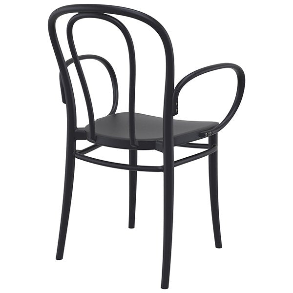 Siesta Victor Indoor Outdoor Dining Armchair - Black