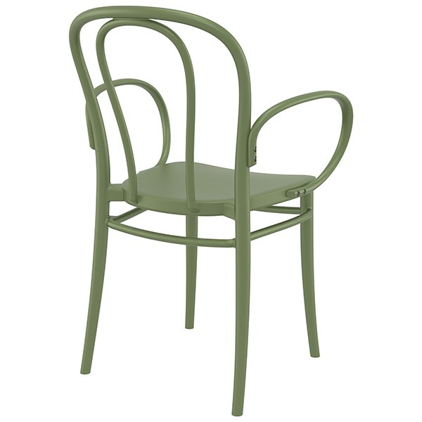 Siesta Victor Indoor Outdoor Dining Armchair - Olive Green