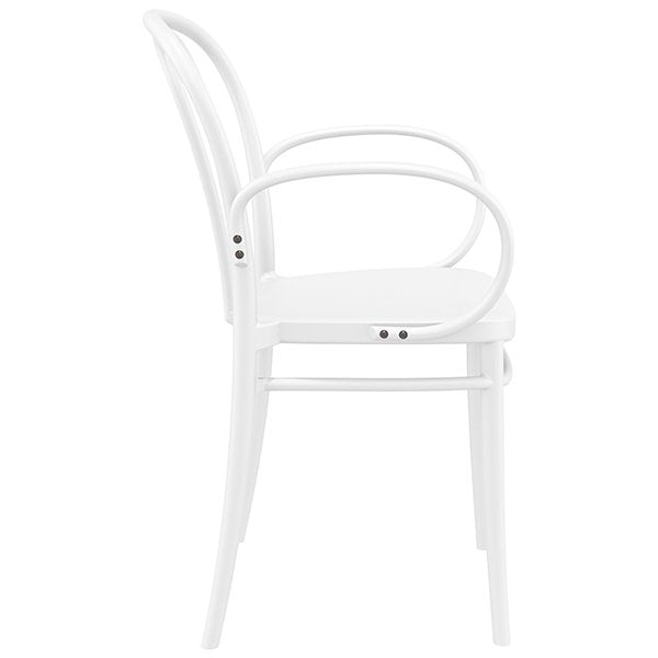 Siesta Victor Indoor Outdoor Dining Armchair - White