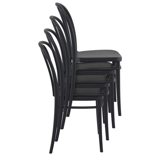 Siesta Victor Indoor Outdoor Dining Chair - Black