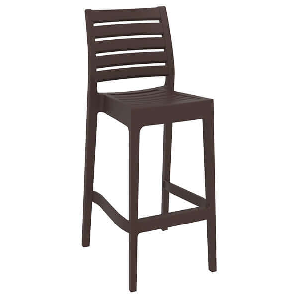 Siesta Ares Commercial Grade Indoor Outdoor Bar Stool - Chocolate