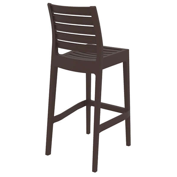 Siesta Ares Commercial Grade Indoor Outdoor Bar Stool - Chocolate