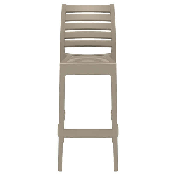 Siesta Ares Commercial Grade Indoor Outdoor Bar Stool - Taupe