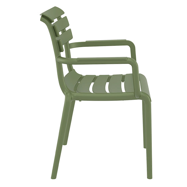 Siesta Paris Arm Chair - Olive Green