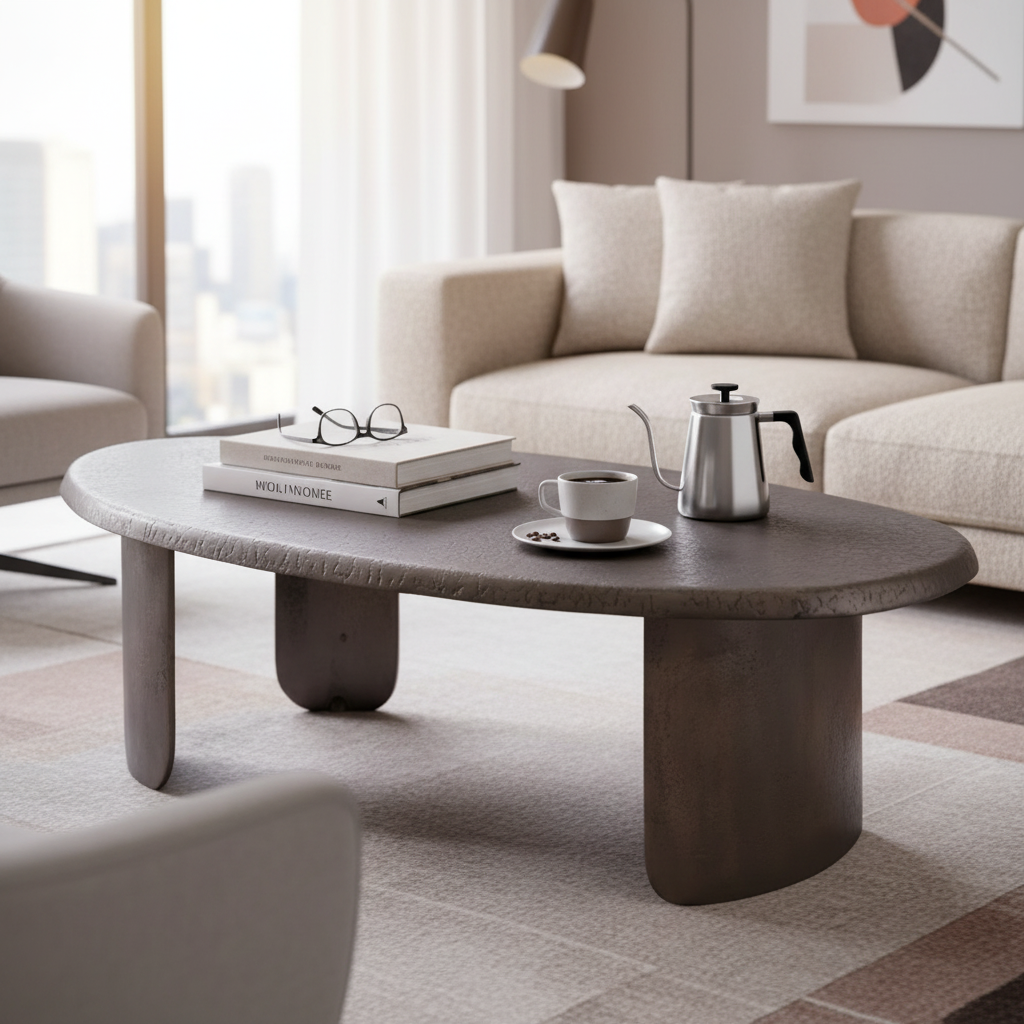 Silas Coffee Table - Antique Gold