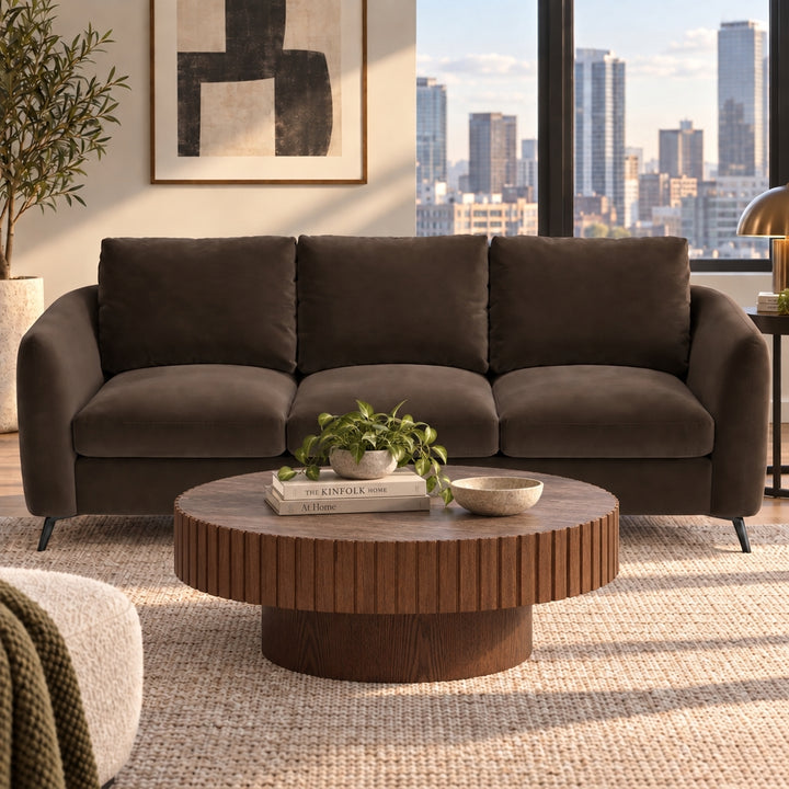Singleton 3 Seater Sofa - Cocoa