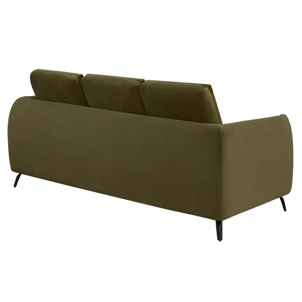 Singleton 3 Seater Sofa - Moss