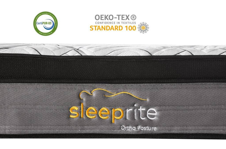 Sleeprite Ortho Posture Mattress in a Box Euro Top Mattress – Queen