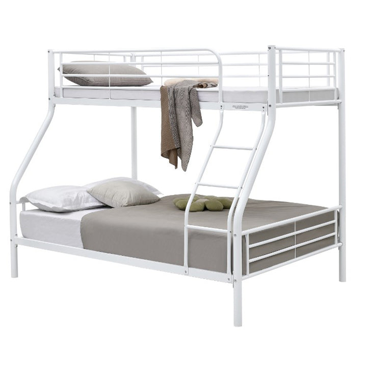 Sleepytime Kids Single Over Double Bunk Bed - White