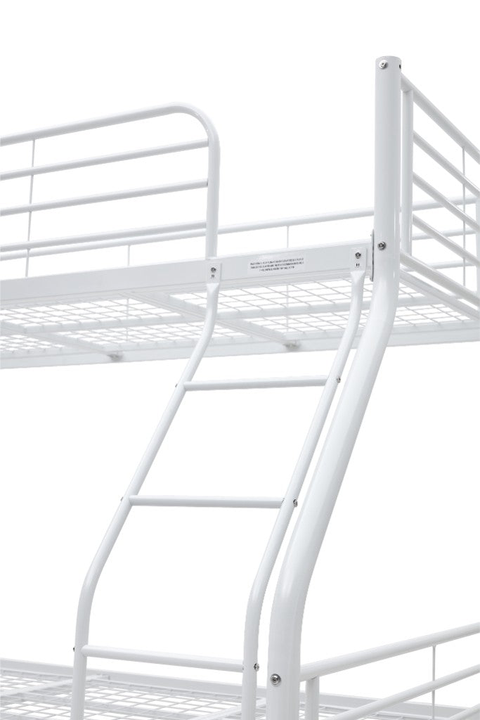 Sleepytime Kids Single Over Double Bunk Bed - White