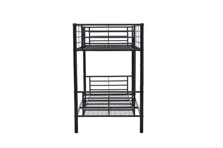 Sleepytime Kids Single Over Single Bunk Bed - Black