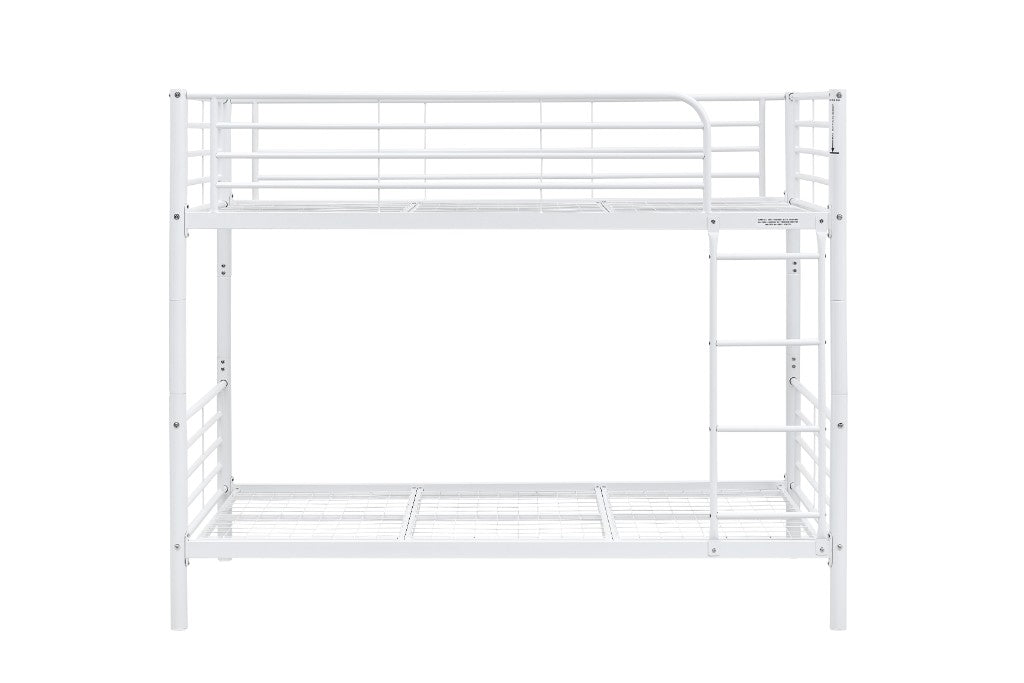 Sleepytime Kids Single Over Single Bunk Bed - White