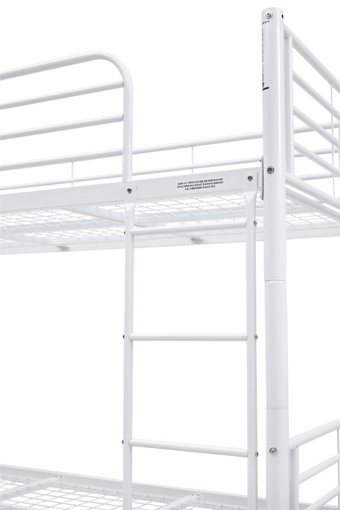 Sleepytime Kids Single Over Single Bunk Bed - White