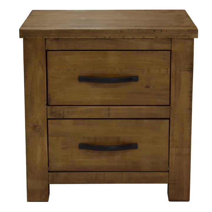 Sneedville Solid Timber 2 Drawer Bedside