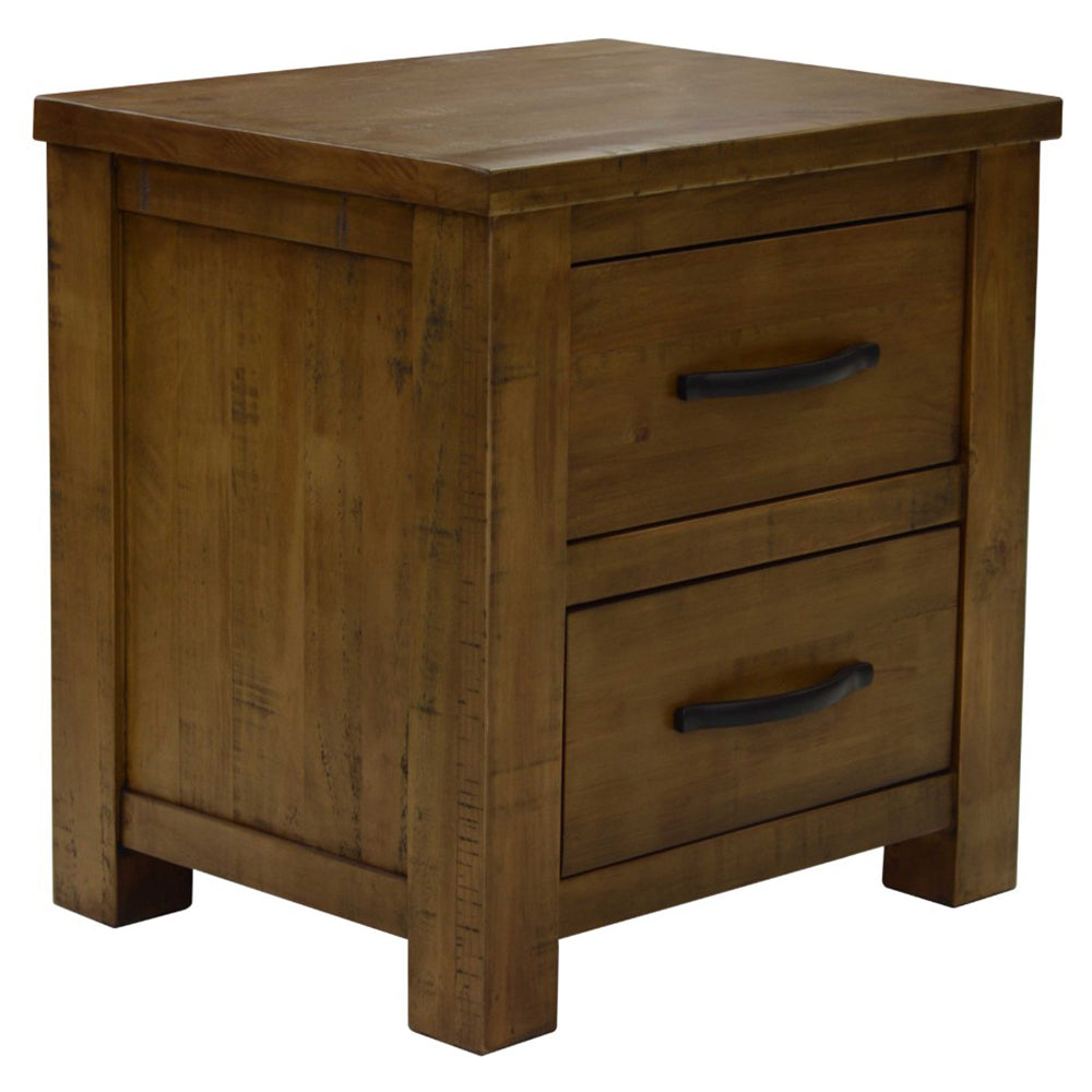 Sneedville Solid Timber 2 Drawer Bedside