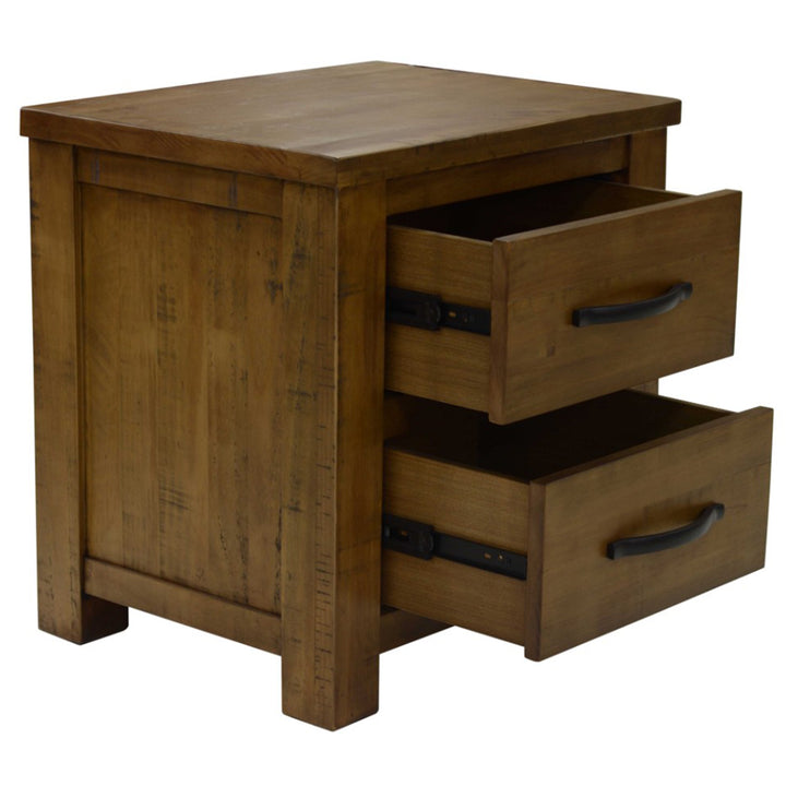 Sneedville Solid Timber 2 Drawer Bedside