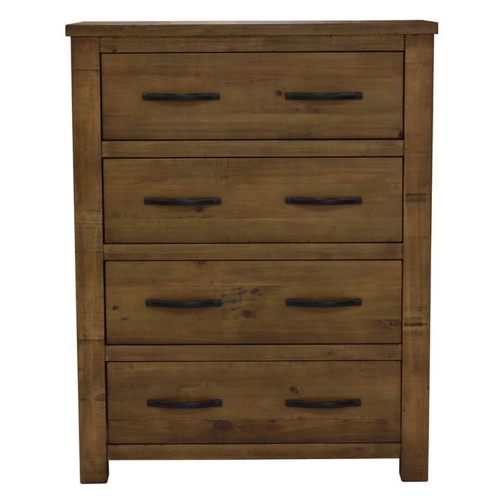 Sneedville Solid Timber 4 Drawer Tallboy