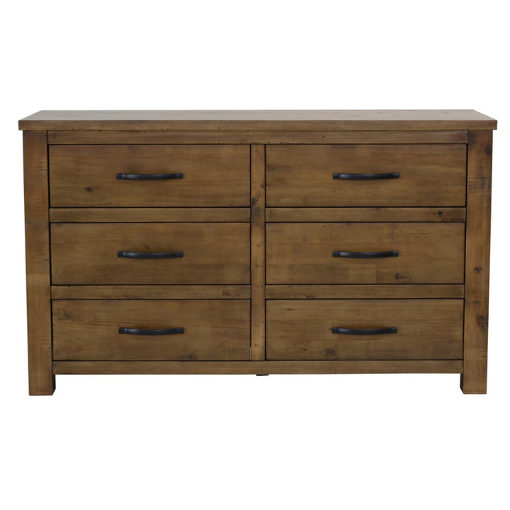 Sneedville Solid Timber 6 Drawer Dresser