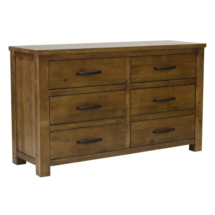 Sneedville Solid Timber 6 Drawer Dresser