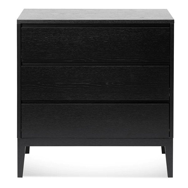 Socorro 3 Drawers Dresser Unit - Black Oak