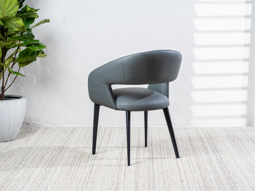 Soho Dining Chair - Dark Grey - Set of 2