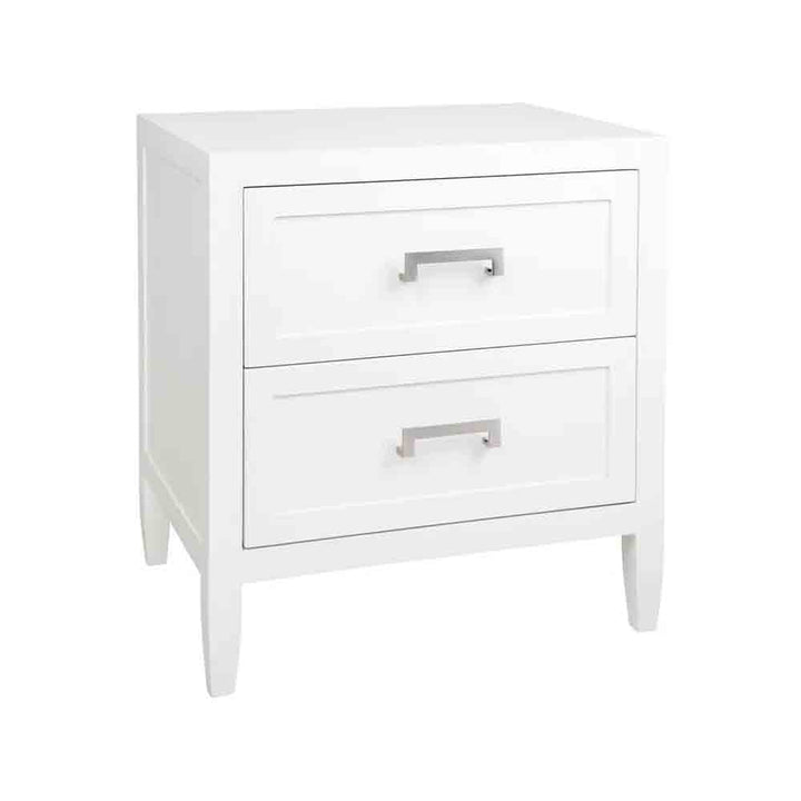 Soloman Bedside Table - Large White