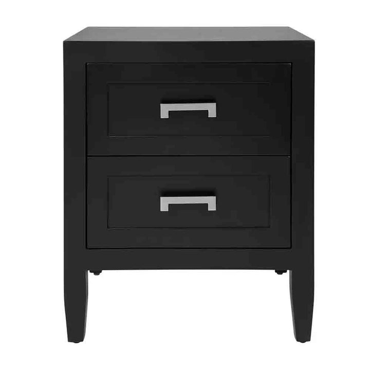 Soloman Bedside Table - Small Black