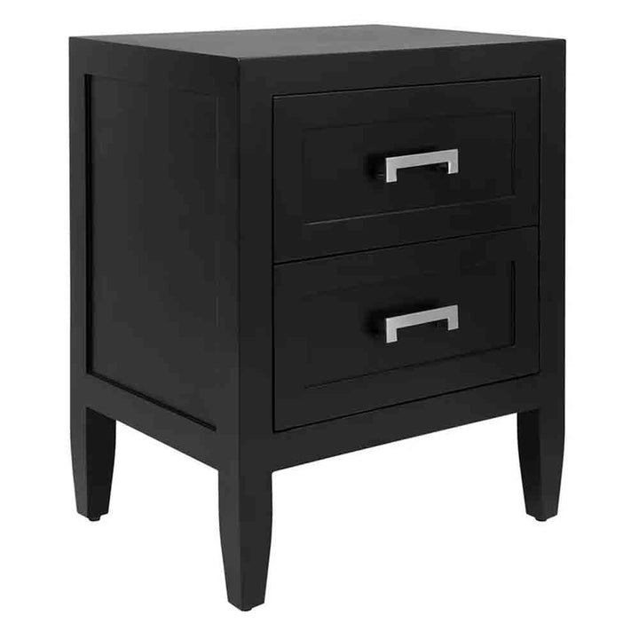 Soloman Bedside Table - Small Black