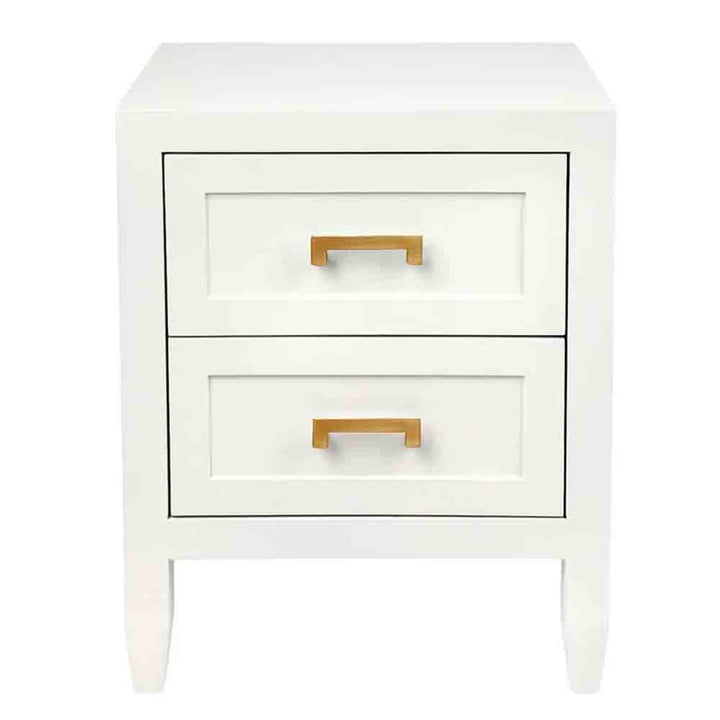 Soloman Bedside Table - Small White