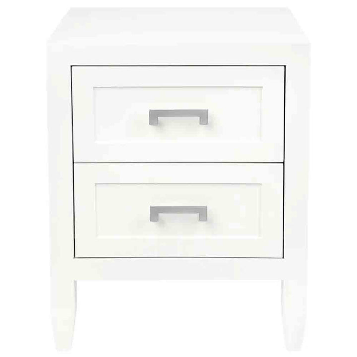 Soloman Bedside Table - Small White