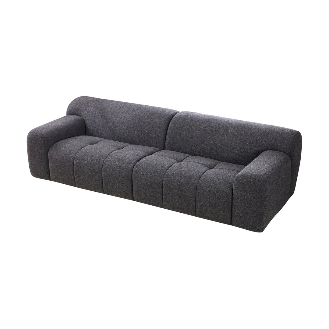 Soma 3 Seater Fabric Sofa - Anthracite