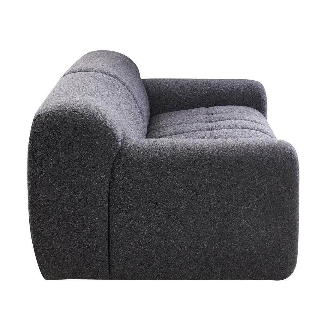 Soma 3 Seater Fabric Sofa - Anthracite