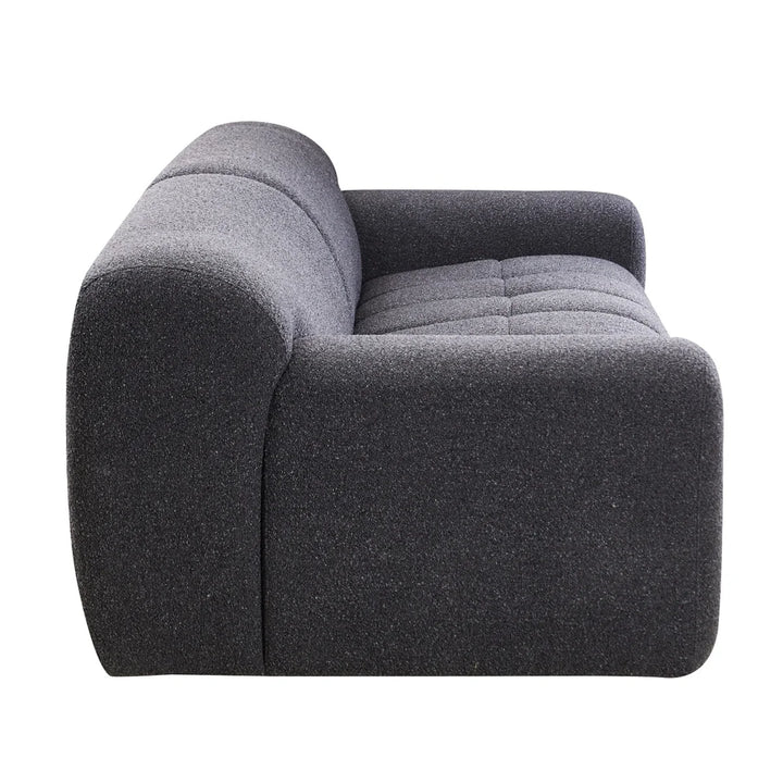 Soma 3 Seater Fabric Sofa - Anthracite