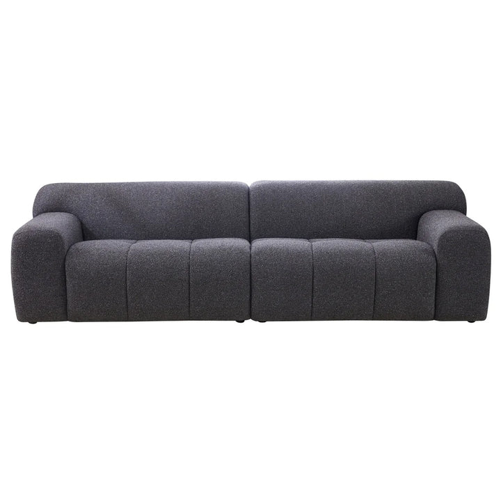 Soma 3 Seater Fabric Sofa - Anthracite