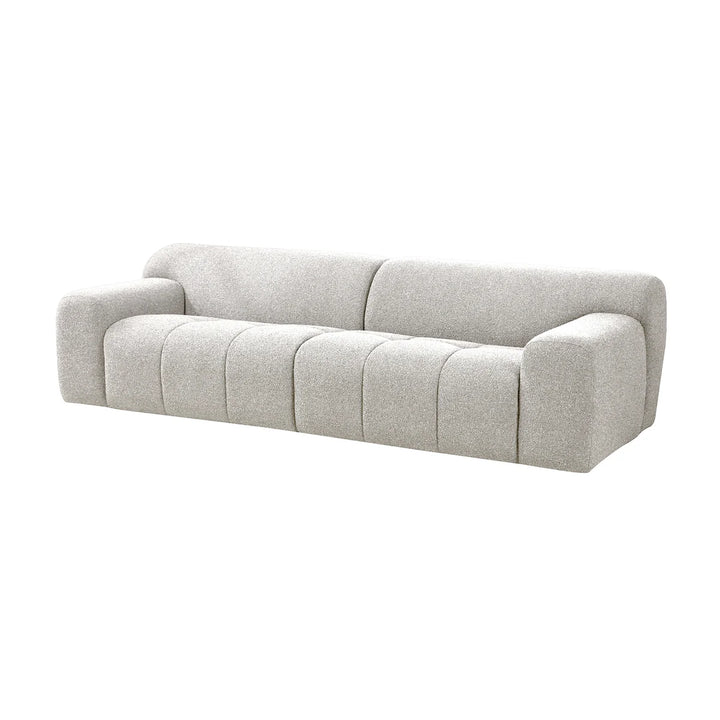 Soma 3 Seater Fabric Sofa - Antique White