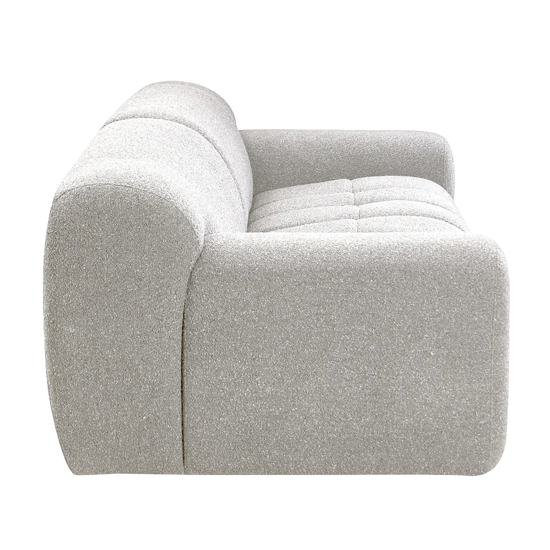 Soma 3 Seater Fabric Sofa - Antique White