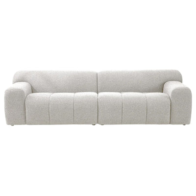 Soma 3 Seater Fabric Sofa - Antique White