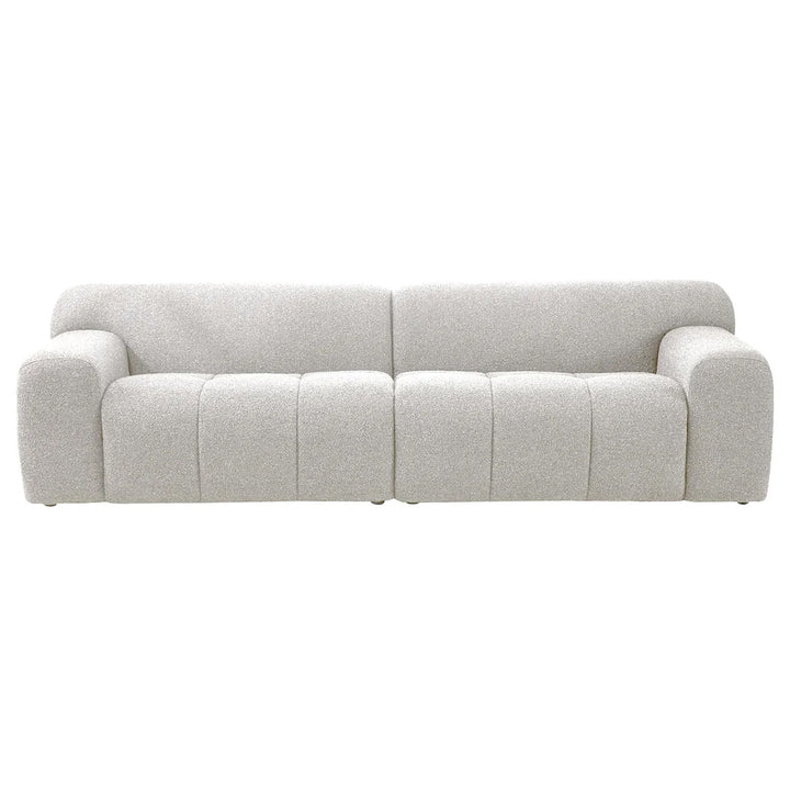 Soma 3 Seater Fabric Sofa - Antique White