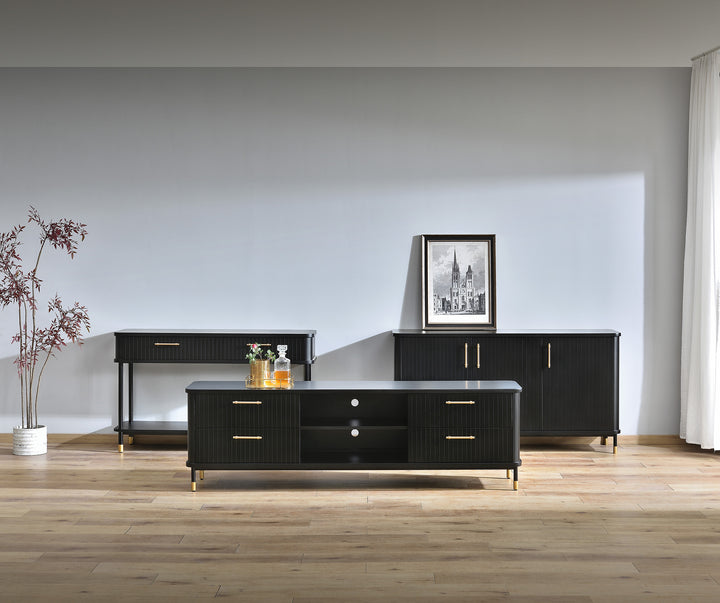 Sophia Entertainment Unit - Black