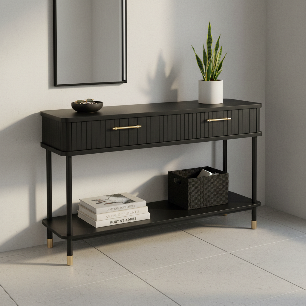 Sophia Console Table - Black